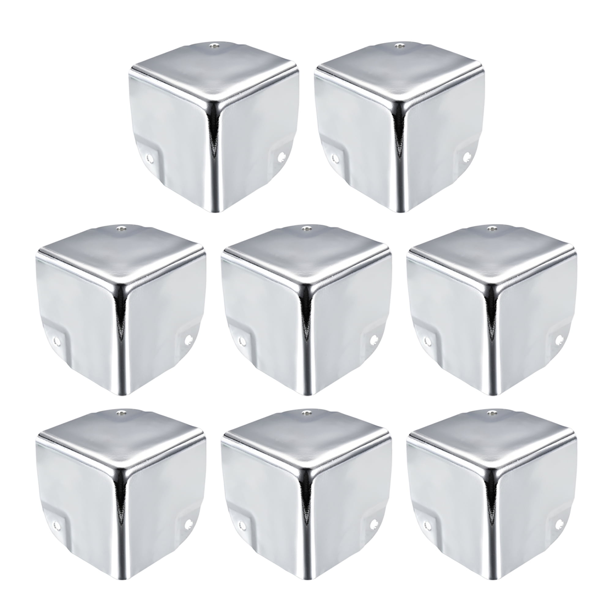 Unique Bargains Metal Box Corner Protectors Box Edge Guard Protector 1. ...