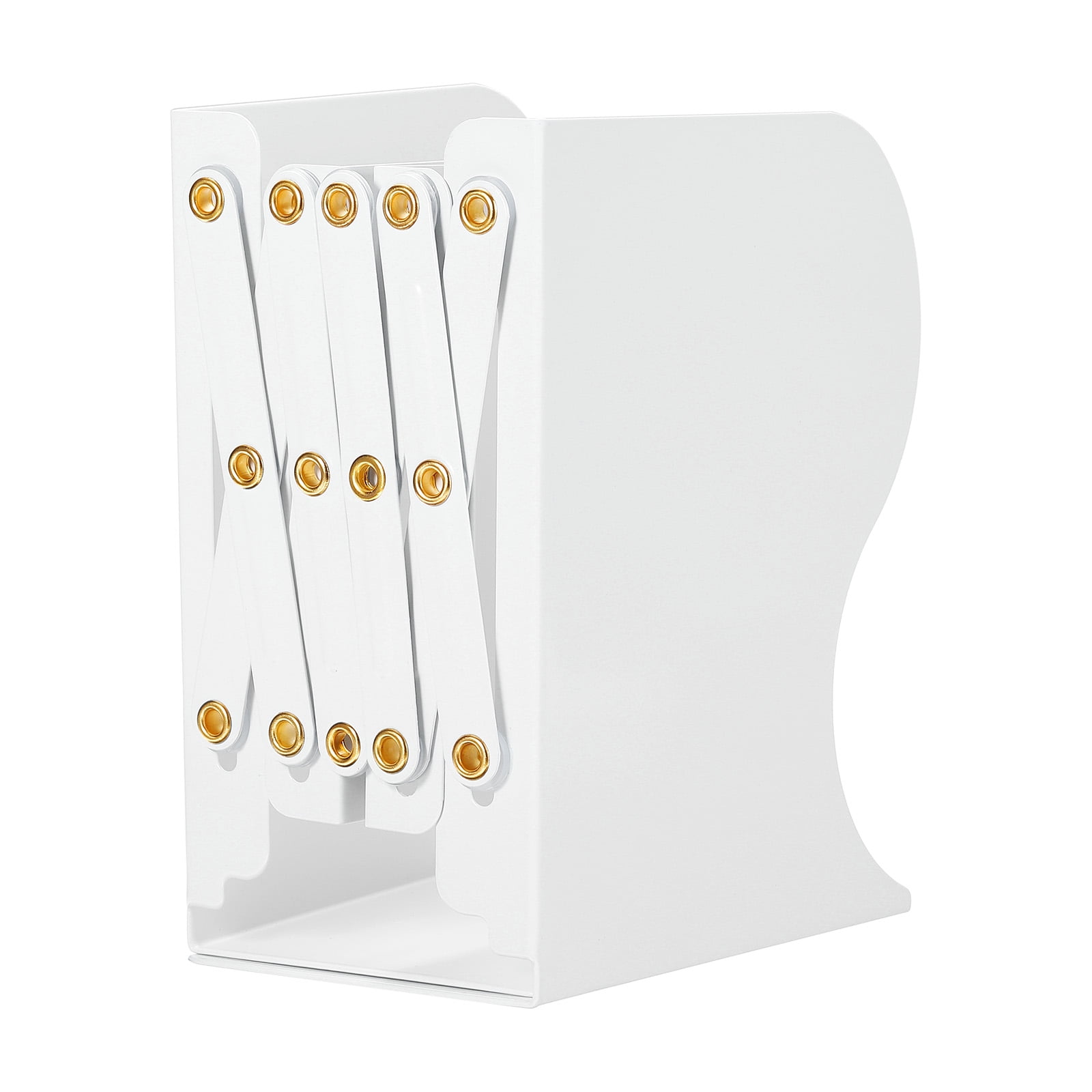 Unique Bargains Metal Expandable Bookend with Cartoon Pattern 3.93"x 5.