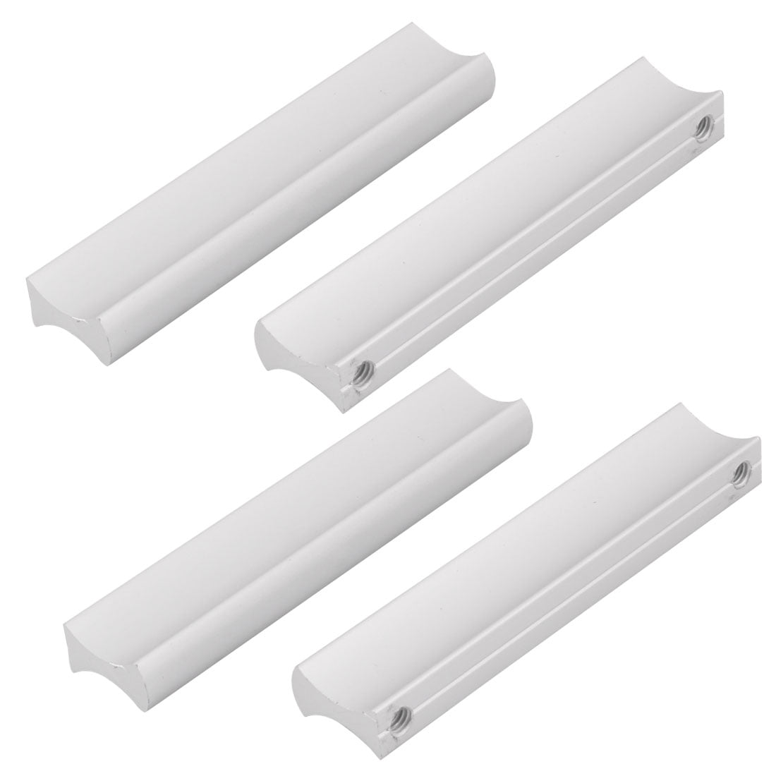 Unique Bargains Metal Furniture Cabinet Drawer Pull Handle 6cm Hole Center Distance 4 Pcs