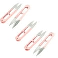 thumbnail image 1 of Unique Bargains Metal Grip Fishing Line Cross Stitch Craft Yarn Scissors Thread Cutter Pink 5Pcs, 1 of 1