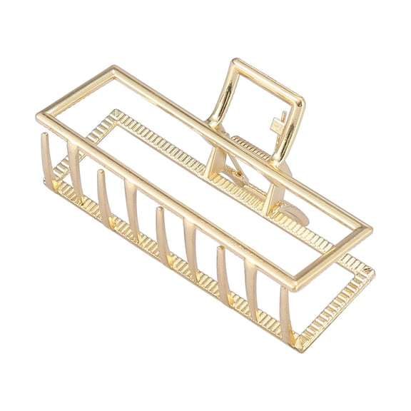 Unique Bargains Metal Hair Claw Clip Rectangle Shaped Claw for Women Beauty 3.5 Inch