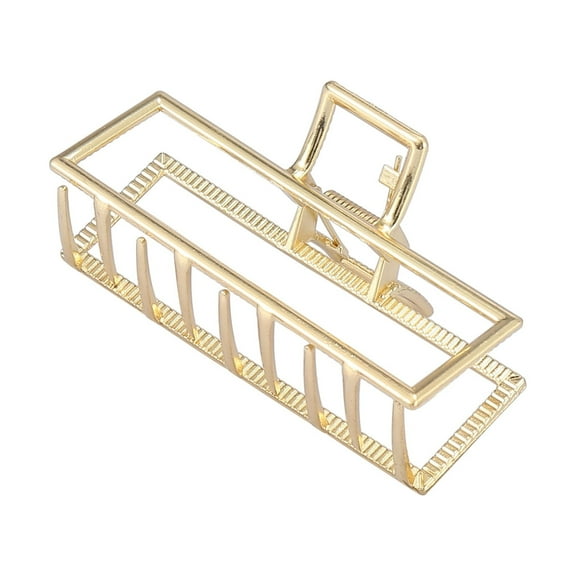 Unique Bargains Metal Hair Claw Clip Rectangle Shaped Claw for Women Beauty 3.5 Inch