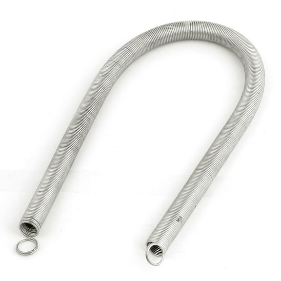 Unique Bargains Metal Hook End Close-coiled Extension Tension Spring 12.2" Long
