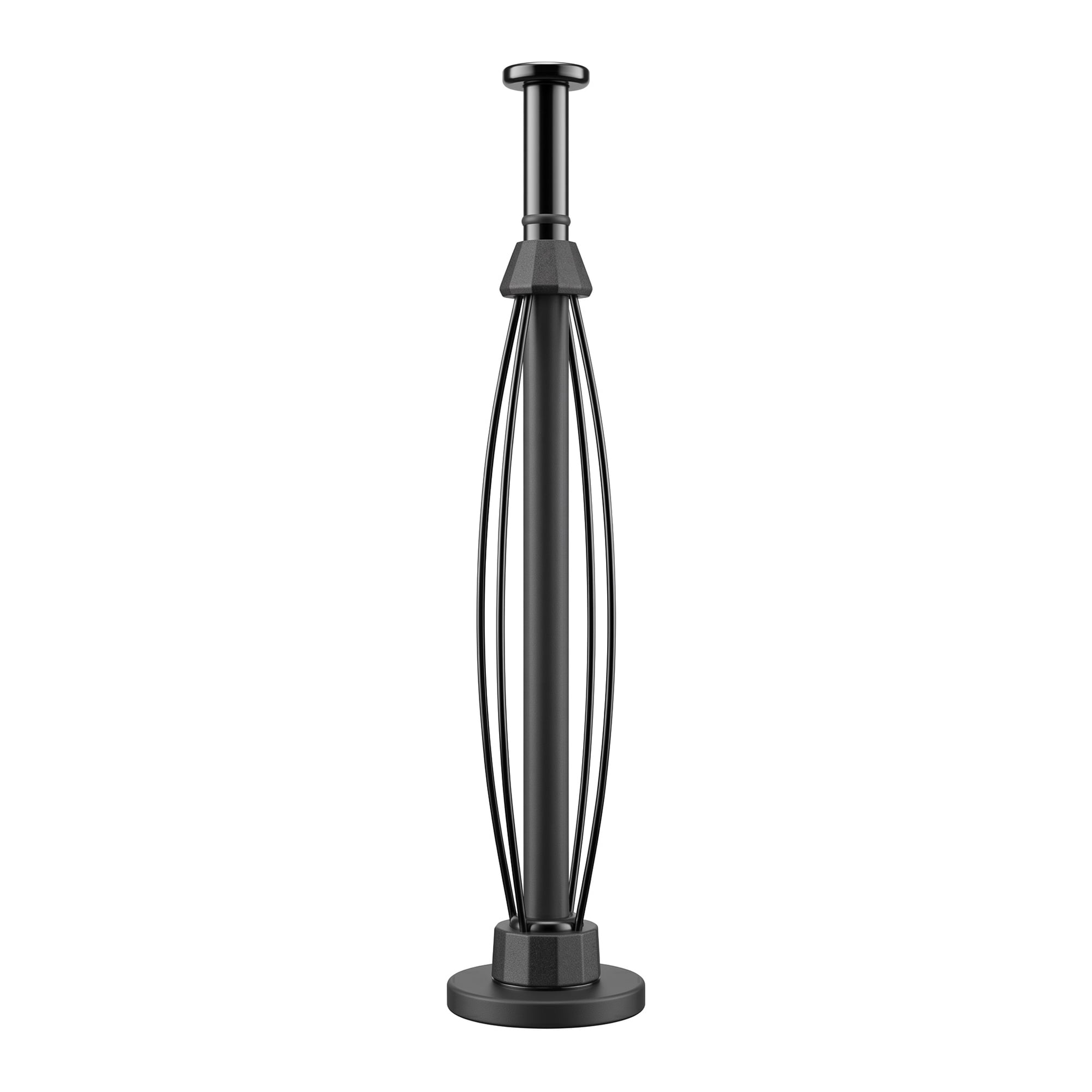 Unique Bargains Metal Magnetic Rustproof Under Cabinet Kitchen Rack Black B 12.4" x 2.6"