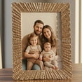 thumbnail image 1 of Unique Bargains Metal Picture Frame Ornate Embossed Art Vintage French Decor Gold 4" x 6", 1 of 5