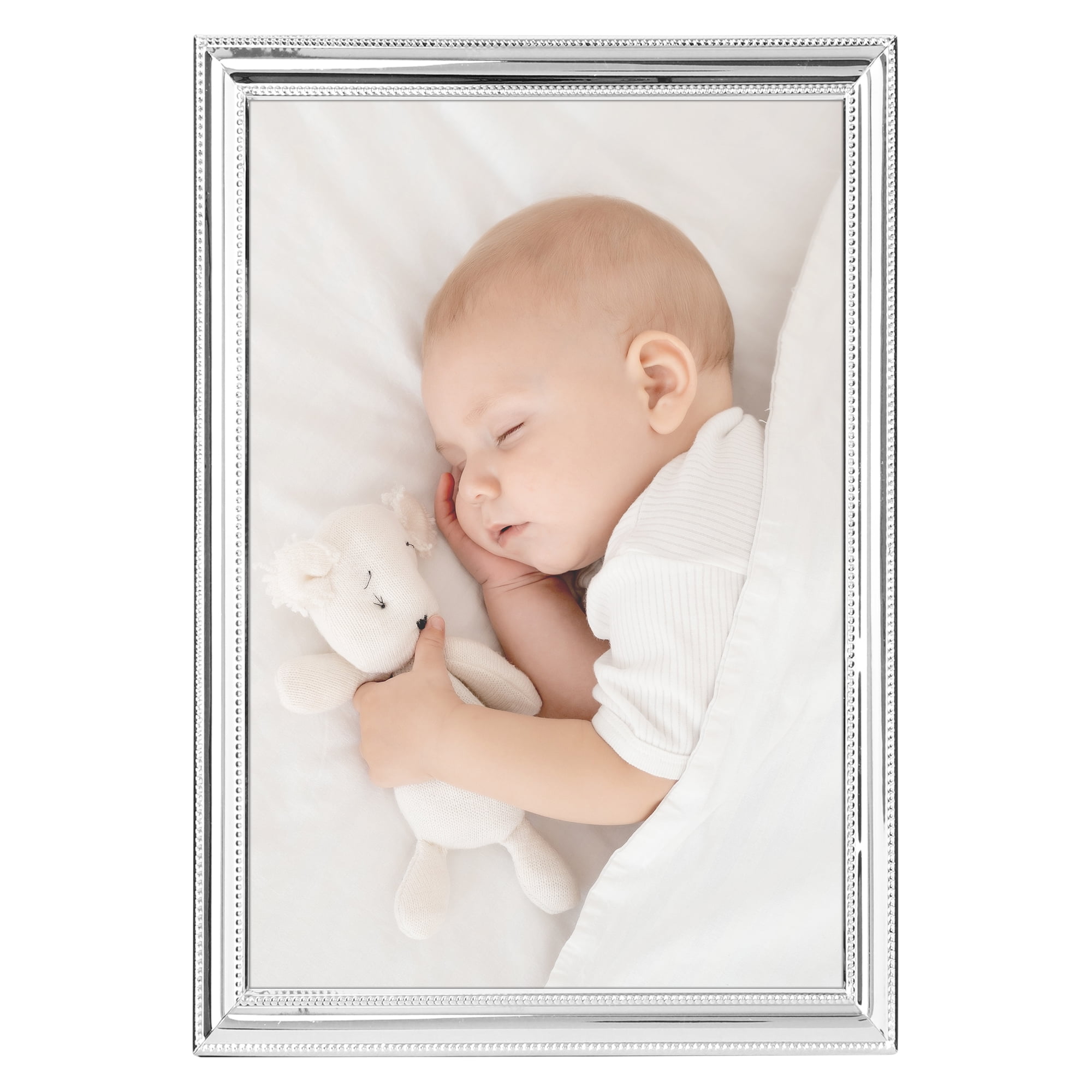 Unique Bargains Metal Picture Frame Photo Clear Glass Display 3.5x5 Silver