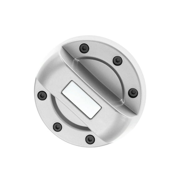 Unique Bargains Metal Plastic Gas Fuel Tank Cap Cover Trim Sticker Silver Tone Fit for Suzuki Jimny