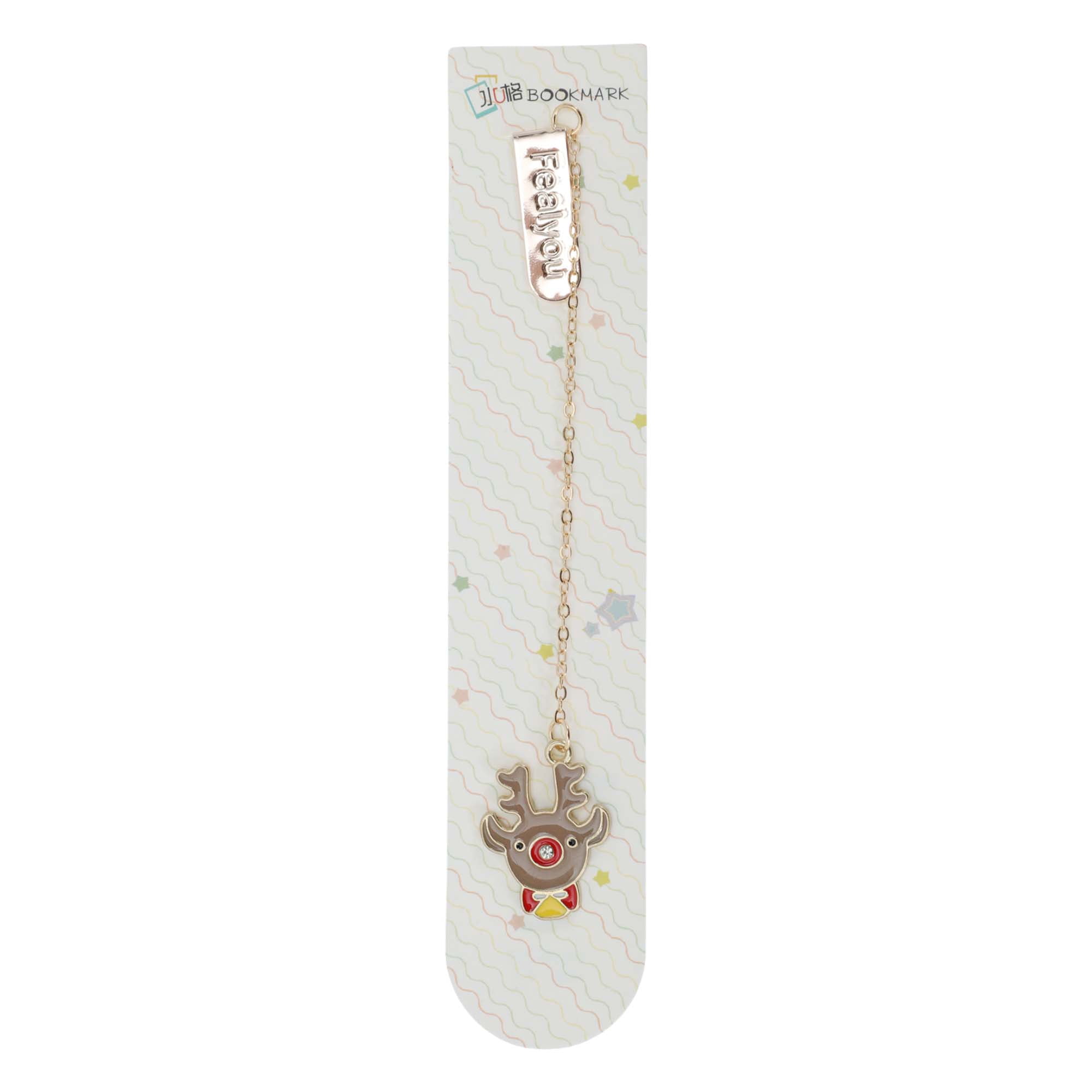 Unique Bargains Metal Vintage Style Bookmark for Women Teens Gray