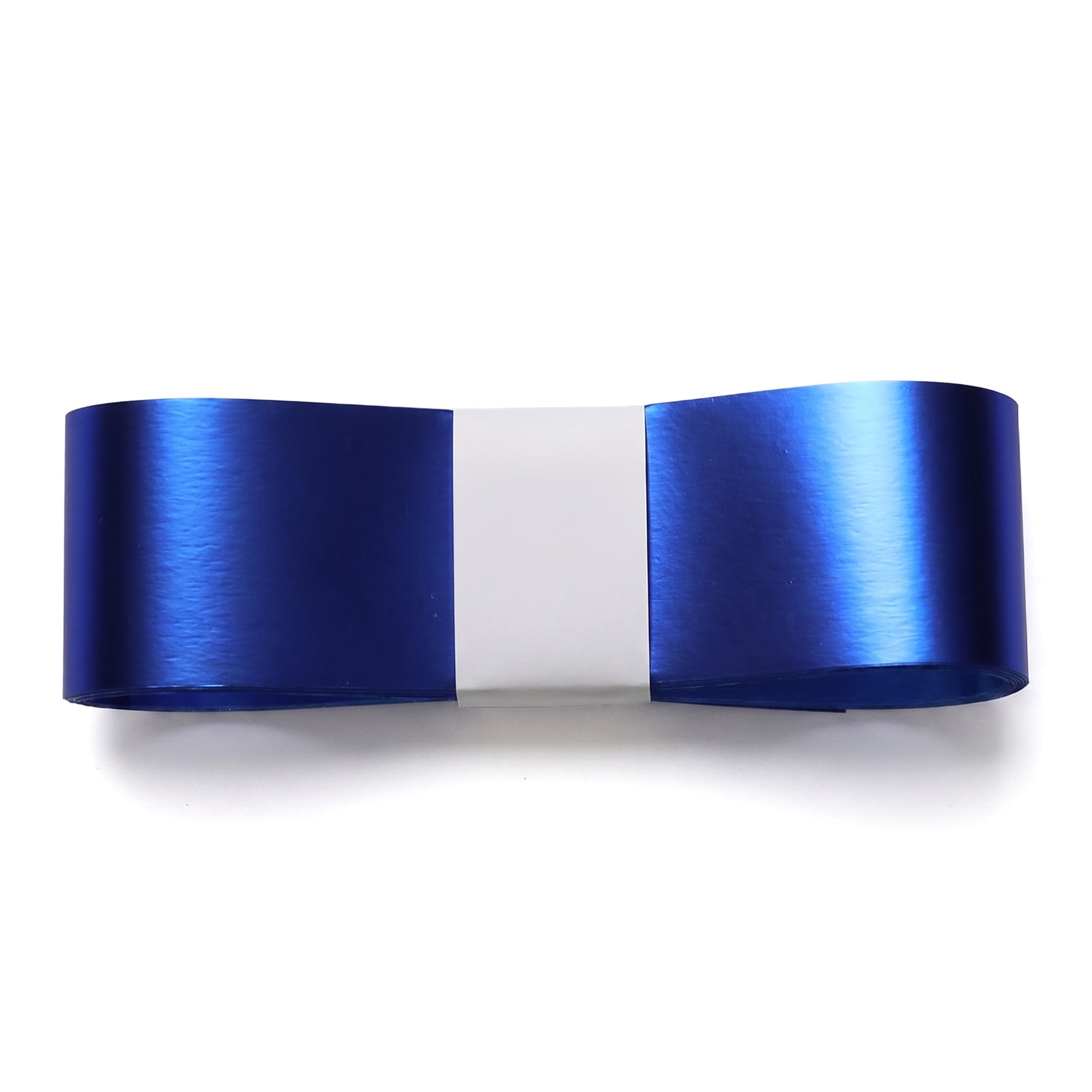 Unique Bargains Metallic Fabric Ribbon for Gift Wrapping and Decoration Blue 5.5 Yard