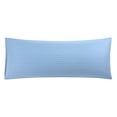 thumbnail image 1 of Unique Bargains Microfiber Body Striped Pillowcase Soft Steel Blue 20x48 Inch, 1 of 1