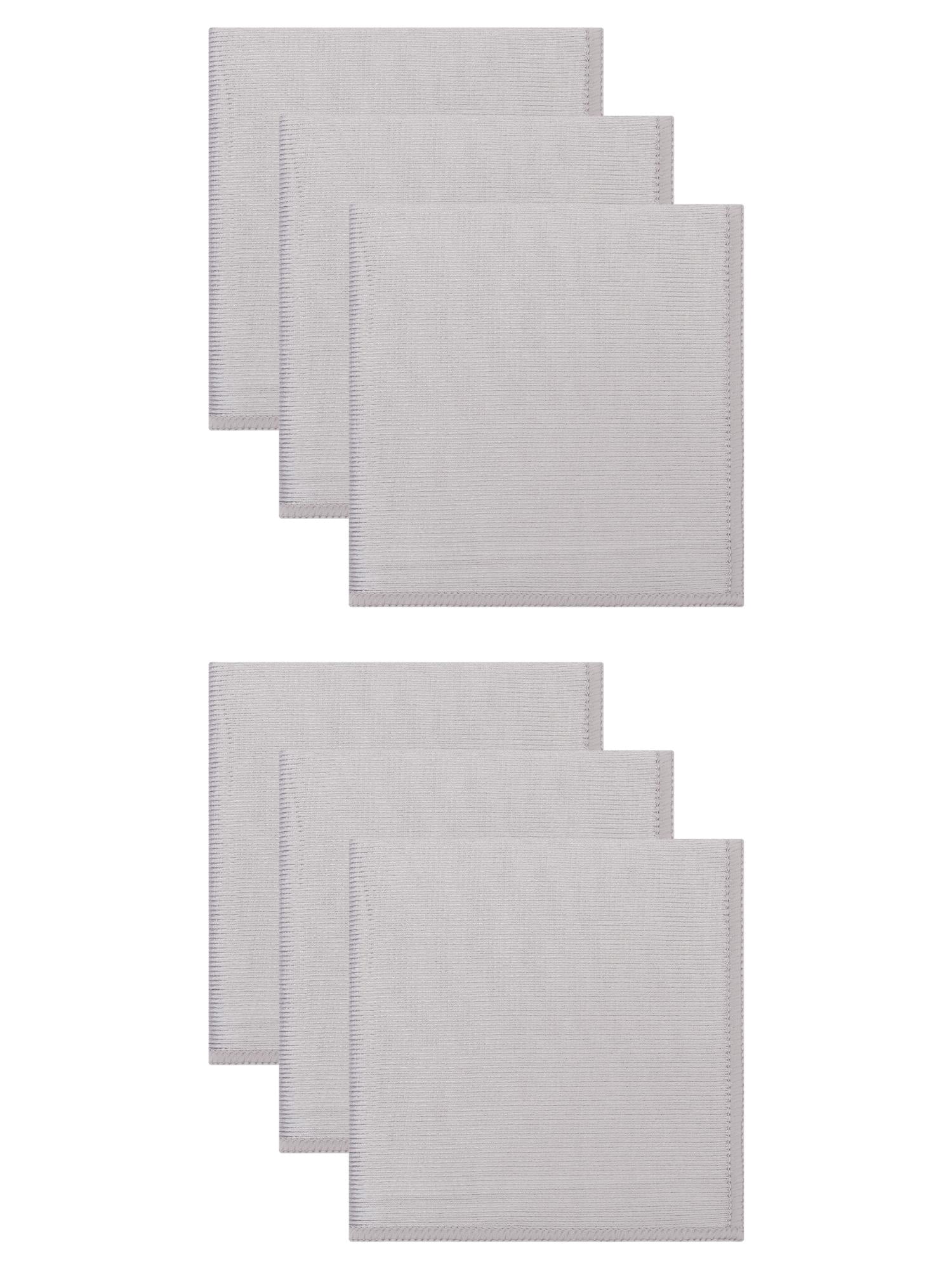 Unique Bargains Microfiber Cleaning Cloth Fish Scale Streak Glass Window Car Cloths Grey 10" x 10"