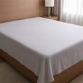 thumbnail image 1 of Unique Bargains Microfiber Gauze Bed Sheet Breathable Flat Sheet Light Gray 63"x91", 1 of 5