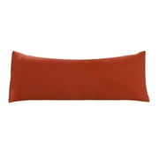 Unique Bargains Microfiber Pillowcase Long Bolster Body Pillow Cover 20" x 54"