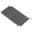 thumbnail image 1 of Unique Bargains Microfiber Pouch Storage Drawstring Gift Bags Gray 15x30, 1 of 5