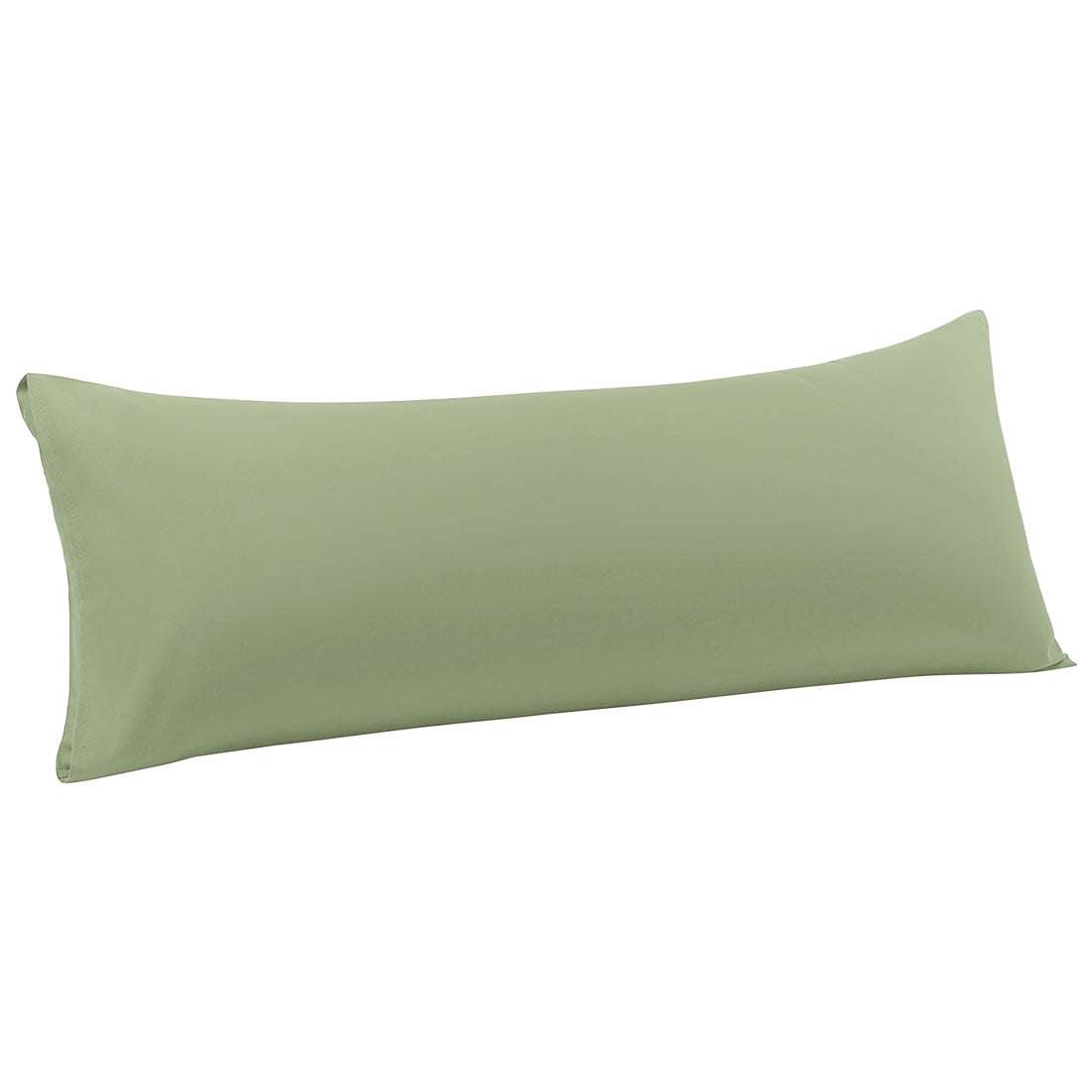 Unique Bargains Microfiber Solid Body Pillow Cover, 20" x 54", Sage