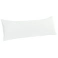 thumbnail image 1 of Unique Bargains Microfiber Solid Body Pillow Cover, 20" x 54", White, 1 of 8