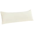 thumbnail image 1 of Unique Bargains Microfiber Solid Body Pillow Cover, 20" x 60", Beige, 1 of 8