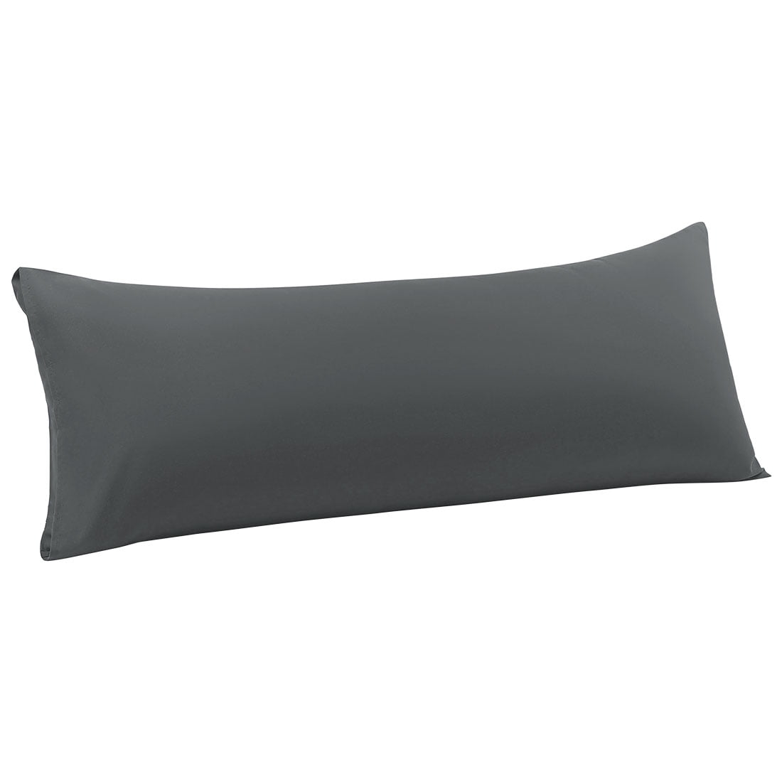 Unique Bargains Microfiber Solid Body Pillow Cover, 20" x 60", Grey
