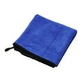 thumbnail image 1 of Unique Bargains Microfibre Car Drying Towel 19.69"x39.39" Extra Large Car Cleaning Detailing Absorbent Gray Blue, 1 of 6