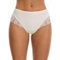 thumbnail image 1 of Unique Bargains Mid Rise Breathable Lace Underwear Briefs M White, 1 of 6