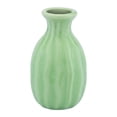 thumbnail image 1 of Unique Bargains Mini Ceramic Bud Tiny Matte Vase for Desktop Green 1.8"L x 1.8"W x 3"H, 1 of 5