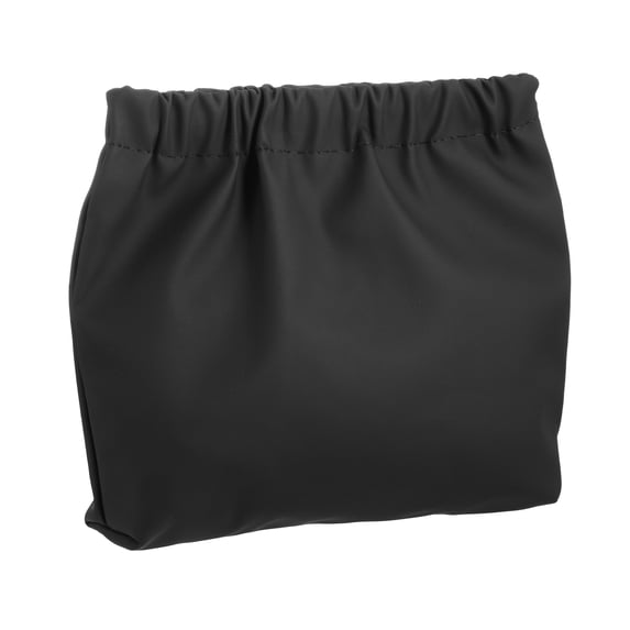 Unique Bargains Mini Cosmetic Bag Small Portable Makeup Bag Multiple Inner Pocket Storage Bag Women Cosmetic Pouch Black