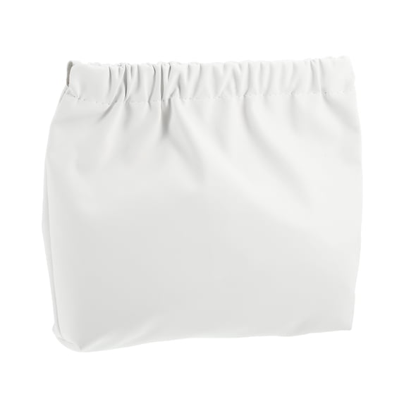 Unique Bargains Mini Cosmetic Bag Small Portable Makeup Bag Multiple Inner Pocket Storage Bag Women Cosmetic Pouch White