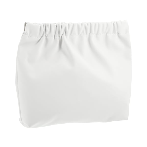 Unique Bargains Mini Cosmetic Bag Small Portable Makeup Bag Multiple Inner Pocket Storage Bag Women Cosmetic Pouch White
