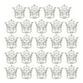 thumbnail image 1 of Unique Bargains Mini Crown Cake Toppers for Birthday Cake Decor Wedding Party Silver, 1 of 6