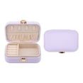 thumbnail image 1 of Unique Bargains Mini PU Leather Jewelry Box Jewelry Organizer Case Purple, 1 of 7