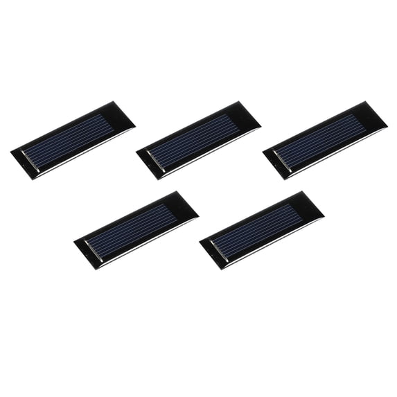 Unique Bargains Mini Solar Panel Cell Black 0.5V 160mA 0.08W
