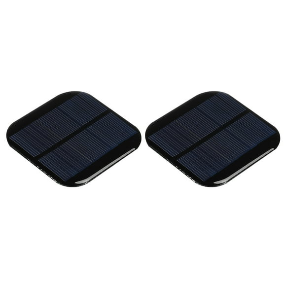 Unique Bargains Mini Solar Panel Cell for DIY Electric Project Black 5.5V 130mA 0.715W
