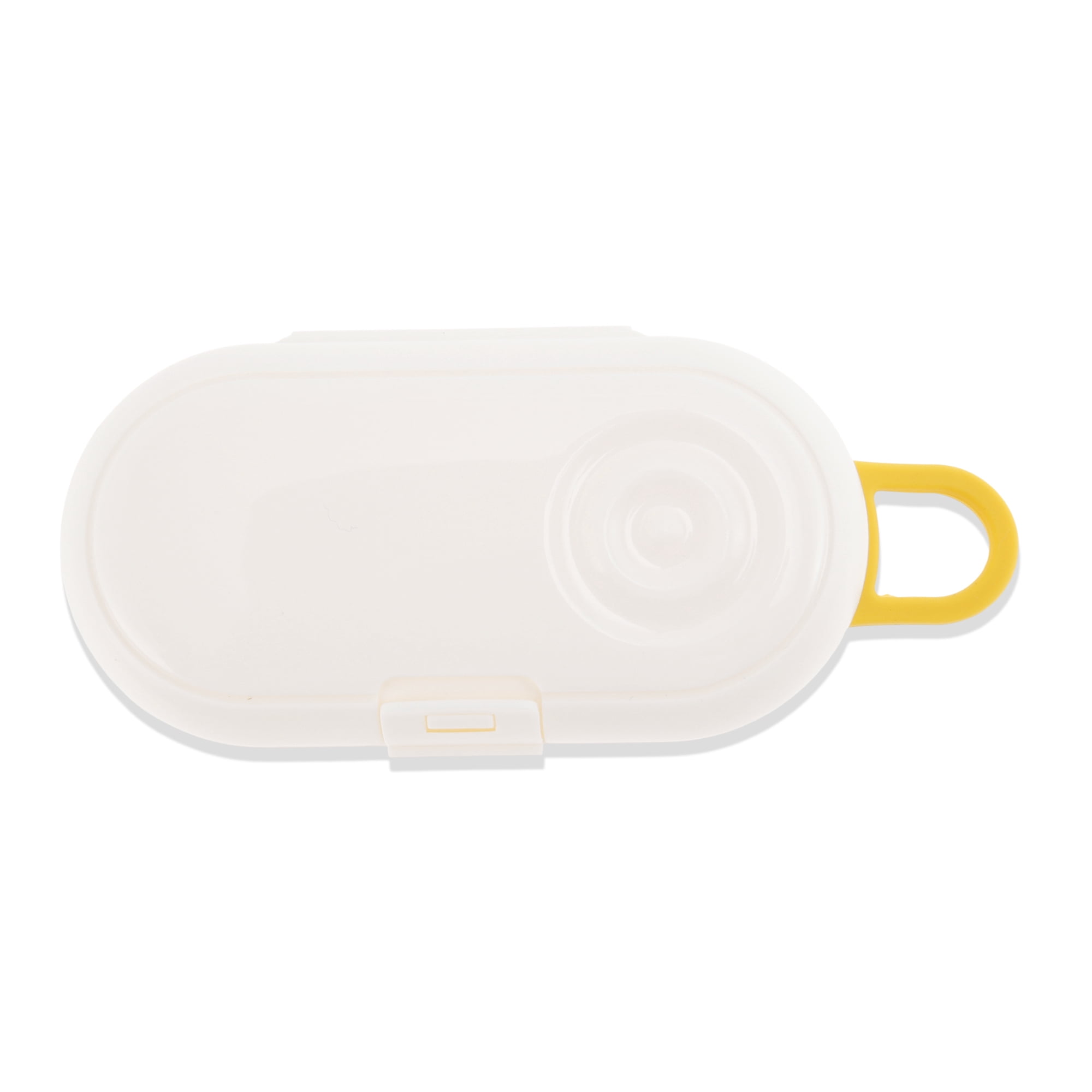 Unique Bargains Mini Style Jewelry Box Jewelry Organizer for Storing White, Yellow