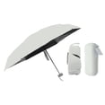 thumbnail image 1 of Unique Bargains Mini Windproof Folding Lightweight Umbrella Light Gray, 1 of 6