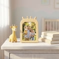 thumbnail image 1 of Unique Bargains Minimalist Clear Acrylic Floating Photo Frame Beige Giraffe 5" x 7", 1 of 5