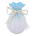 thumbnail image 1 of Unique Bargains Modern Ceramic Flower Vase for Centerpiece Blue 4.3"L x 4.3"W x 7.9"H, 1 of 6