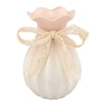 thumbnail image 1 of Unique Bargains Modern Ceramic Flower Vase for Centerpiece Pink 4.3"L x 4.3"W x 7.9"H, 1 of 6