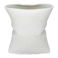thumbnail image 1 of Unique Bargains Modern Ceramic Large Opening Flower Vase White 5.6"L x 4.2"W x 6.2"H, 1 of 5