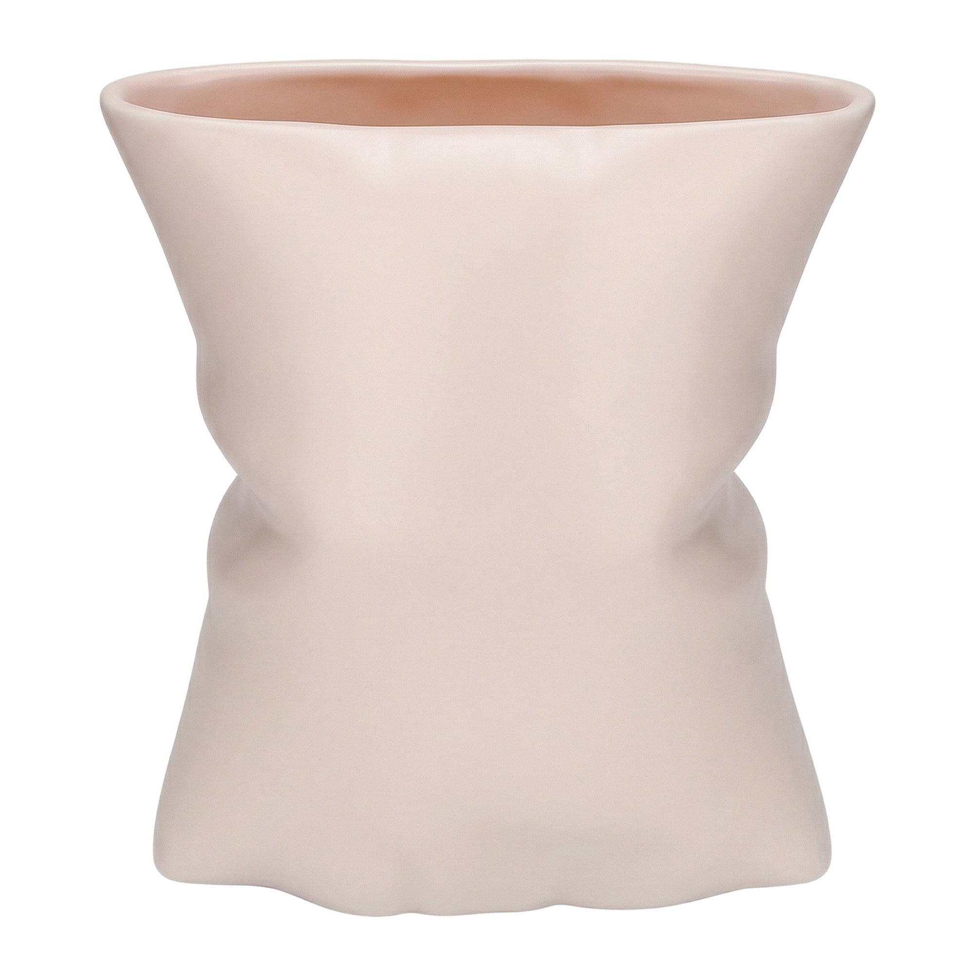 Unique Bargains Modern Ceramic Large Opening Flower Vase Yafen 5.6"L x 4.2"W x 6.2"H