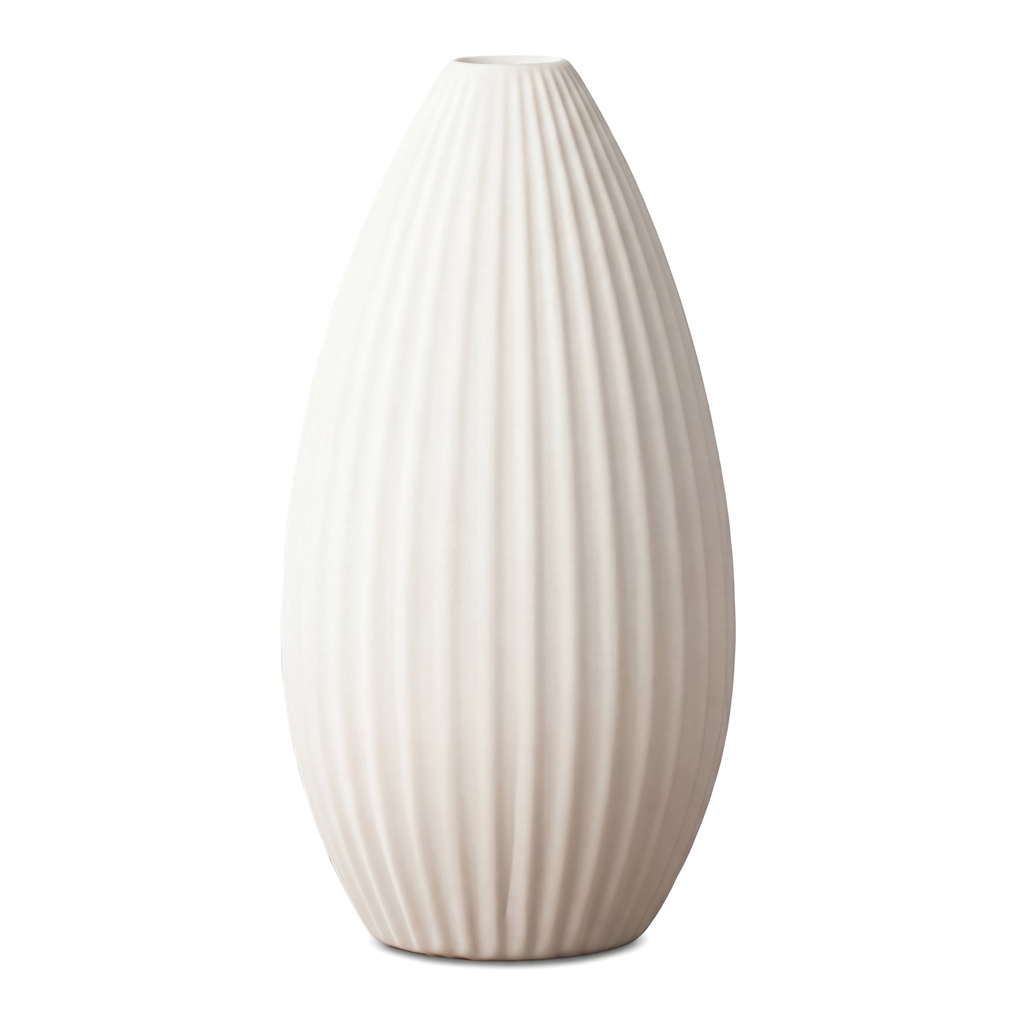 Unique Bargains Modern Ceramic Matte Vase White Narrow Mouth 3.1" x 3.1" x 5.9"