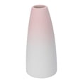 thumbnail image 1 of Unique Bargains Modern Ceramic Slim Ribbed Bud Vase for Flower Pink 2.4"L x 2.4"W x 5"H, 1 of 6