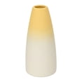 thumbnail image 1 of Unique Bargains Modern Ceramic Slim Ribbed Bud Vase for Flower Yellow 2.4"L x 2.4"W x 5"H, 1 of 7