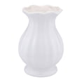 thumbnail image 1 of Unique Bargains Modern Ceramic Vase for Table Vase Bright White 4.7"L x 4.7"W x 6.5"H, 1 of 6
