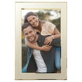 thumbnail image 1 of Unique Bargains Modern Picture Frame Brushed Aluminum Metal Photo Frame Gold 5x7, 1 of 6