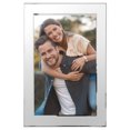 thumbnail image 1 of Unique Bargains Modern Picture Frame Brushed Aluminum Metal Photo Frame Silver 4x6, 1 of 6