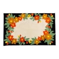 thumbnail image 1 of Unique Bargains Modern Printed Soft Absorbent Shaggy Bath Mat Non Slip Black 32" x 20", 1 of 6