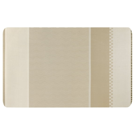 Unique Bargains Modern Soft Comfort Kitchen Rug Absorbent Non Slip Kitchen Mat Washable Brown 20" x 32"