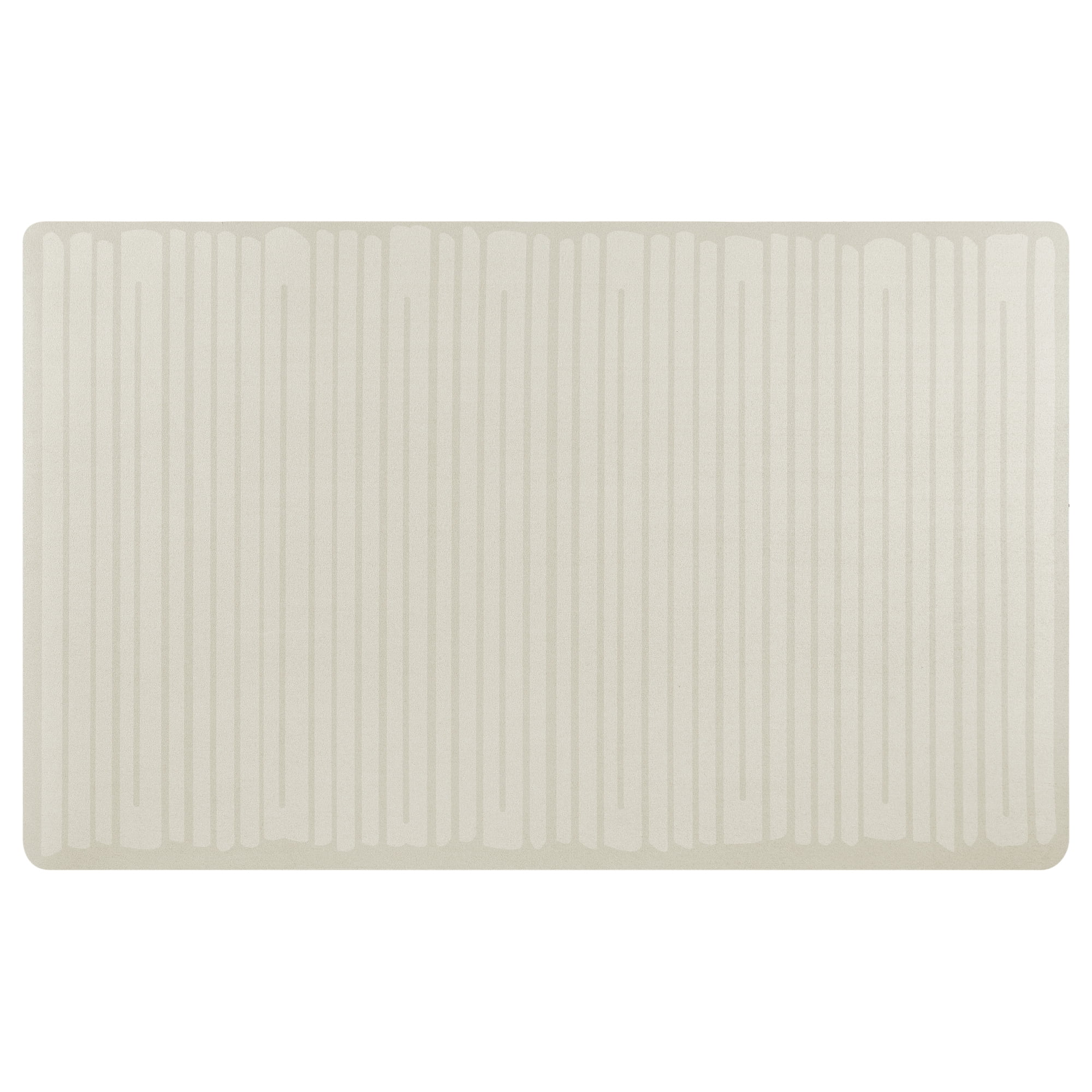 Unique Bargains Modern Soft Comfort Kitchen Rug Absorbent Non Slip Kitchen Mat Washable White 24" x 36"