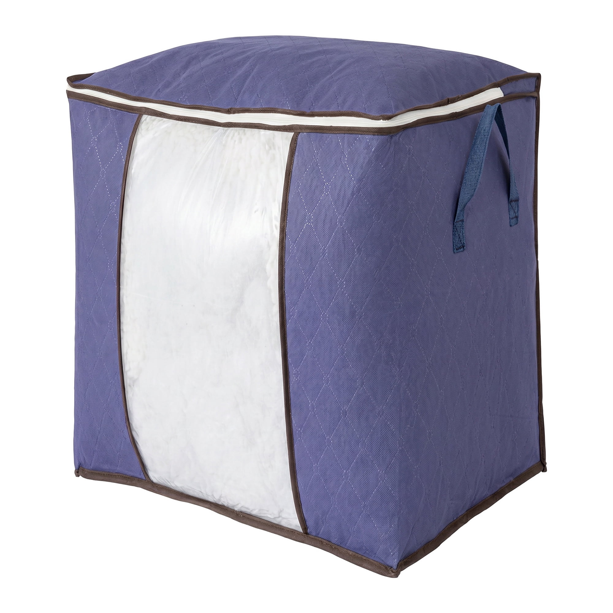 Unique Bargains Moistureproof Storage Sack Portable Side Bag Navy Blue 18.9"x11.0"x19.7"