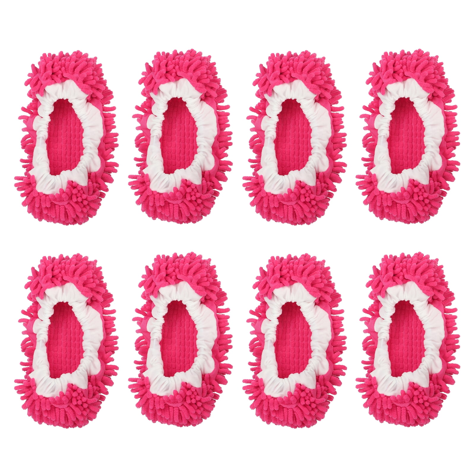 Unique Bargains Mop Slippers Microfiber Floor Cleaning Cover Chenille Duster  Multicolor